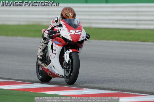 2010-06-26 Misano 0488 Rio - Superstock 1000 - Free Practice - Tomas Svitok - Honda CBR1000RR